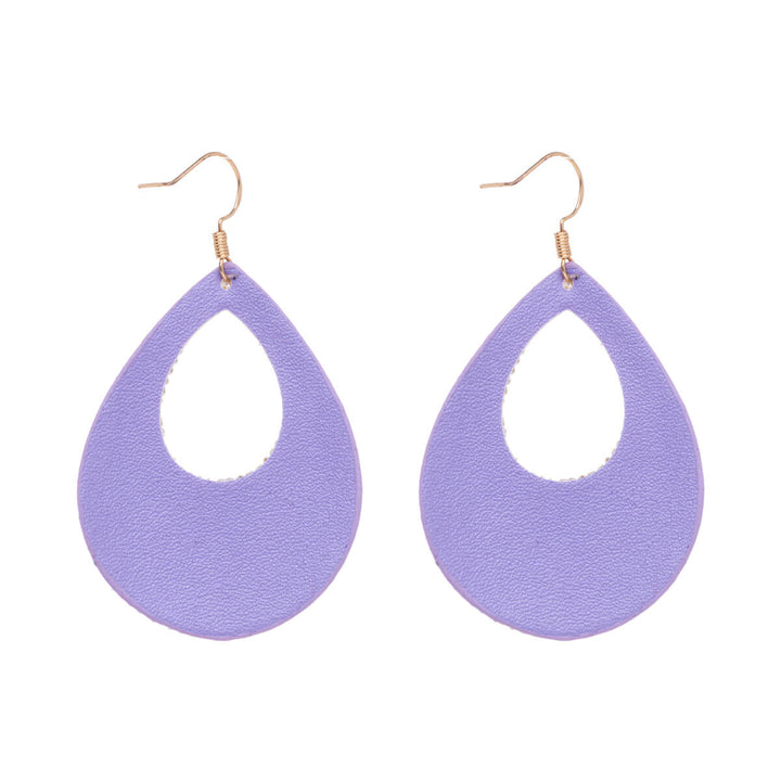 Hanging teardrop earrings