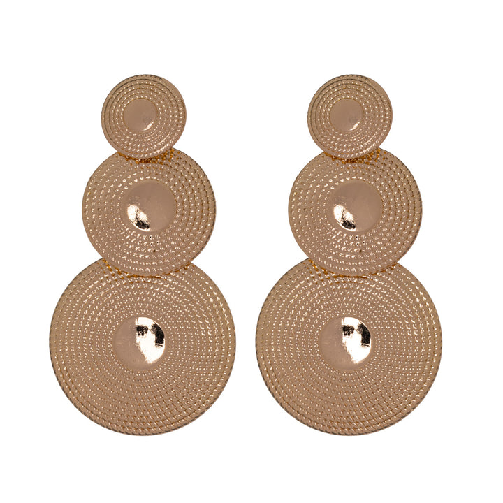 Drop earrings three circles