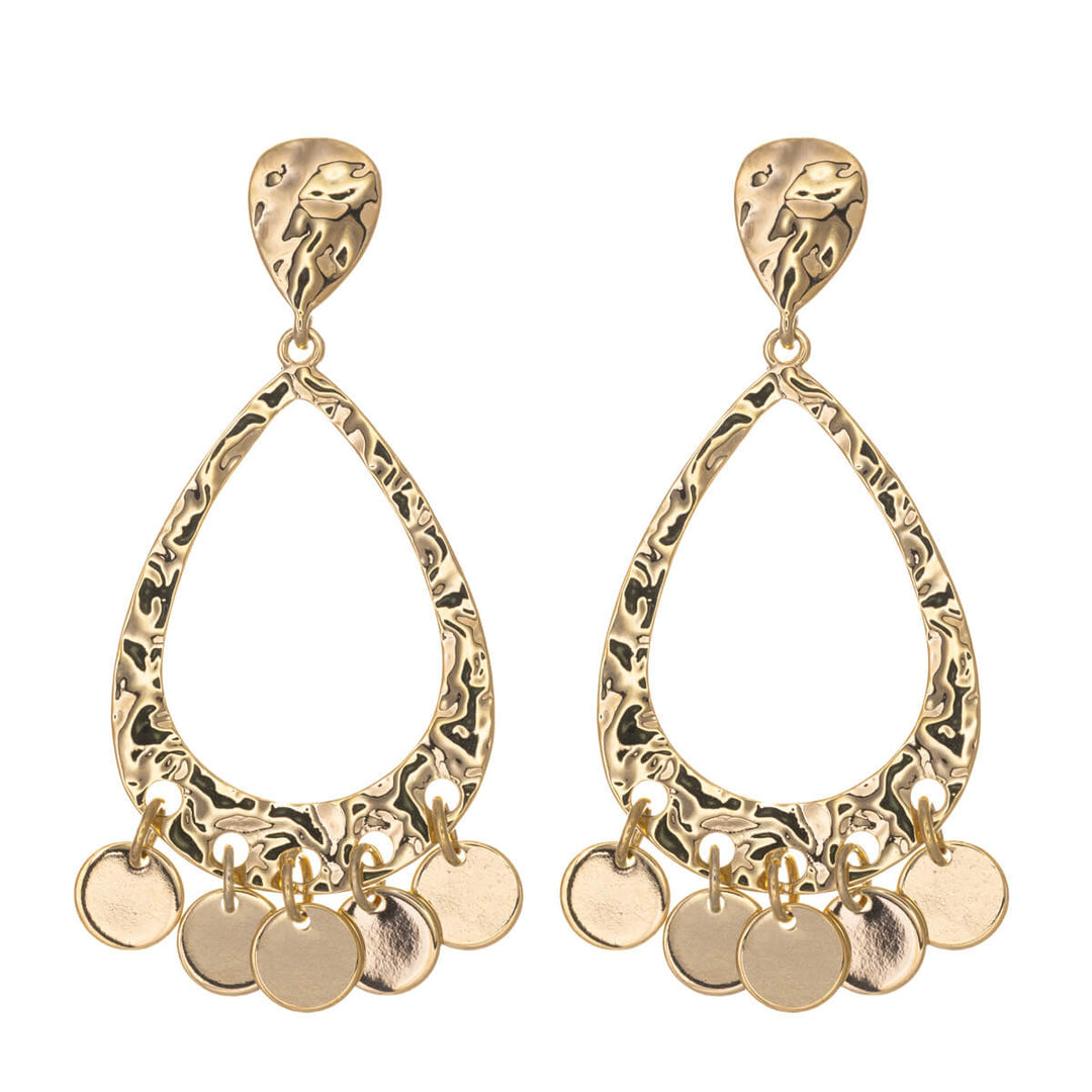 Smidda dinglande örhängen med hängen