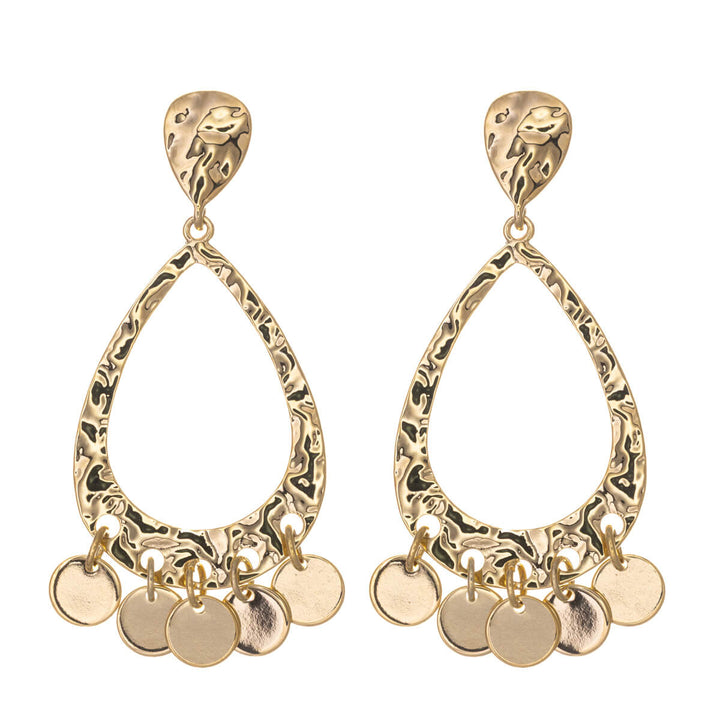 Smidda dinglande örhängen med hängen