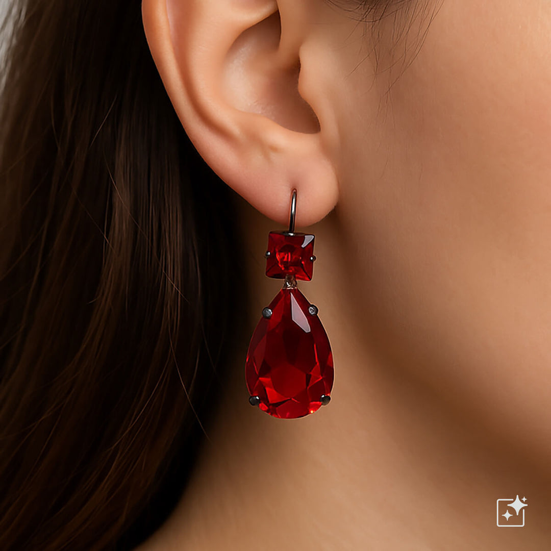 Droppformade hängande festörhängen