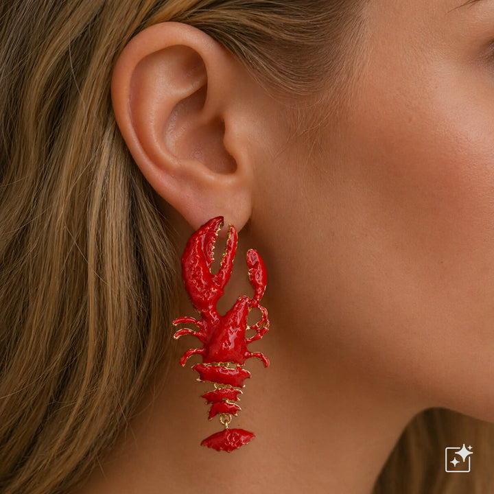 Crab-ear earrings – stylish Drop earrings