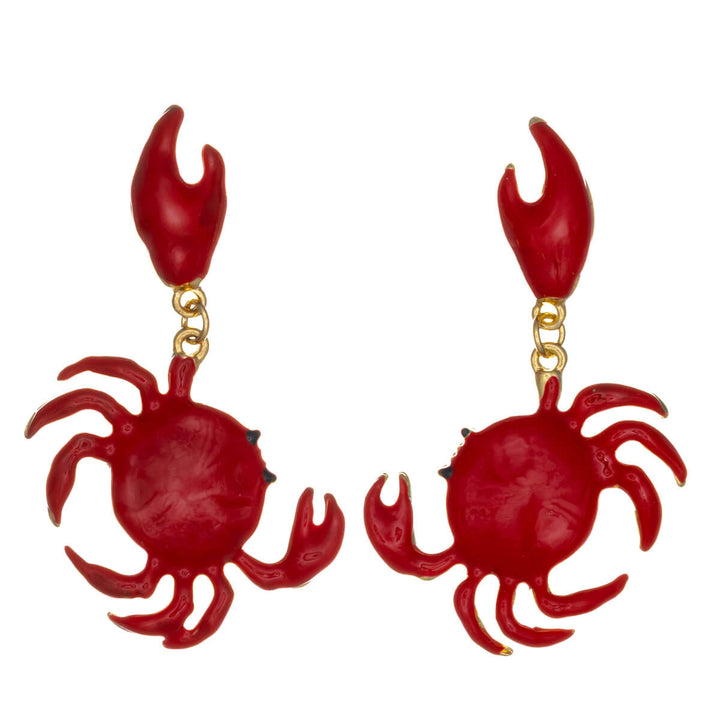 Crab-ear earrings – dangling crab-ear earrings