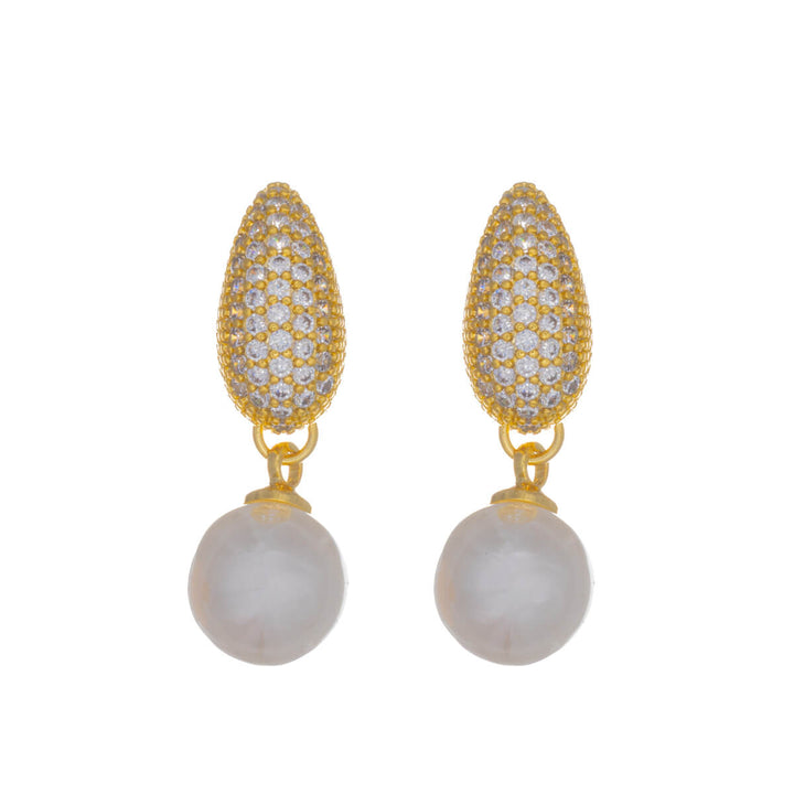 Örhängen med zirkoner – eleganta, hängande festörhängen