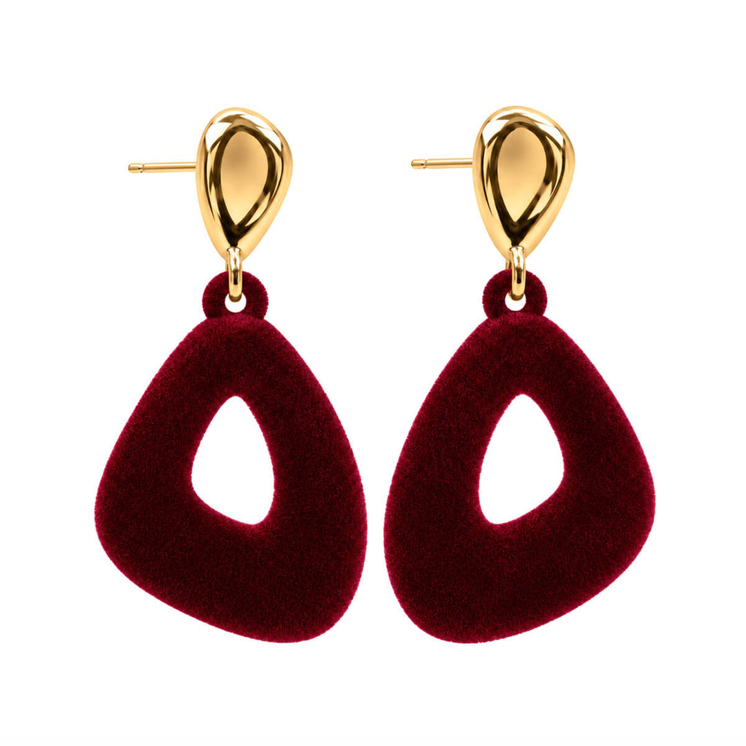 Velvet Teardrop Earrings