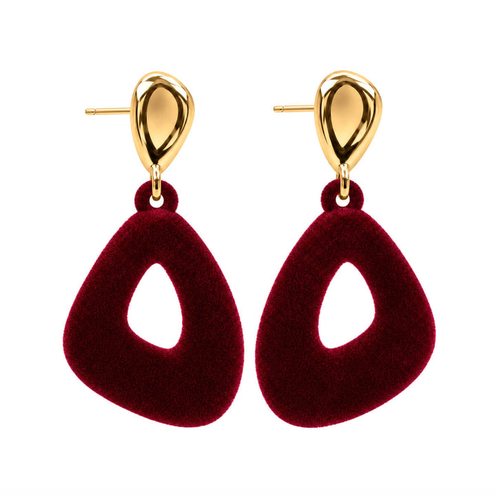 Velvet Teardrop Earrings