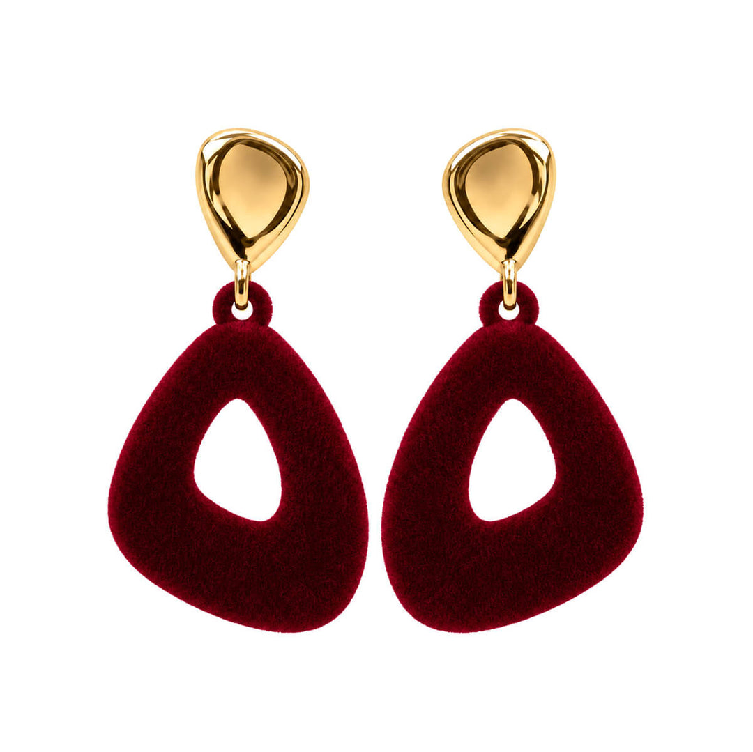 Velvet Teardrop Earrings