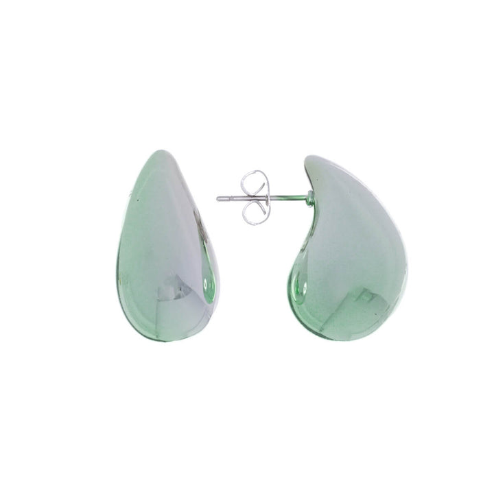 Two tone drop earrings (Steel 316L)