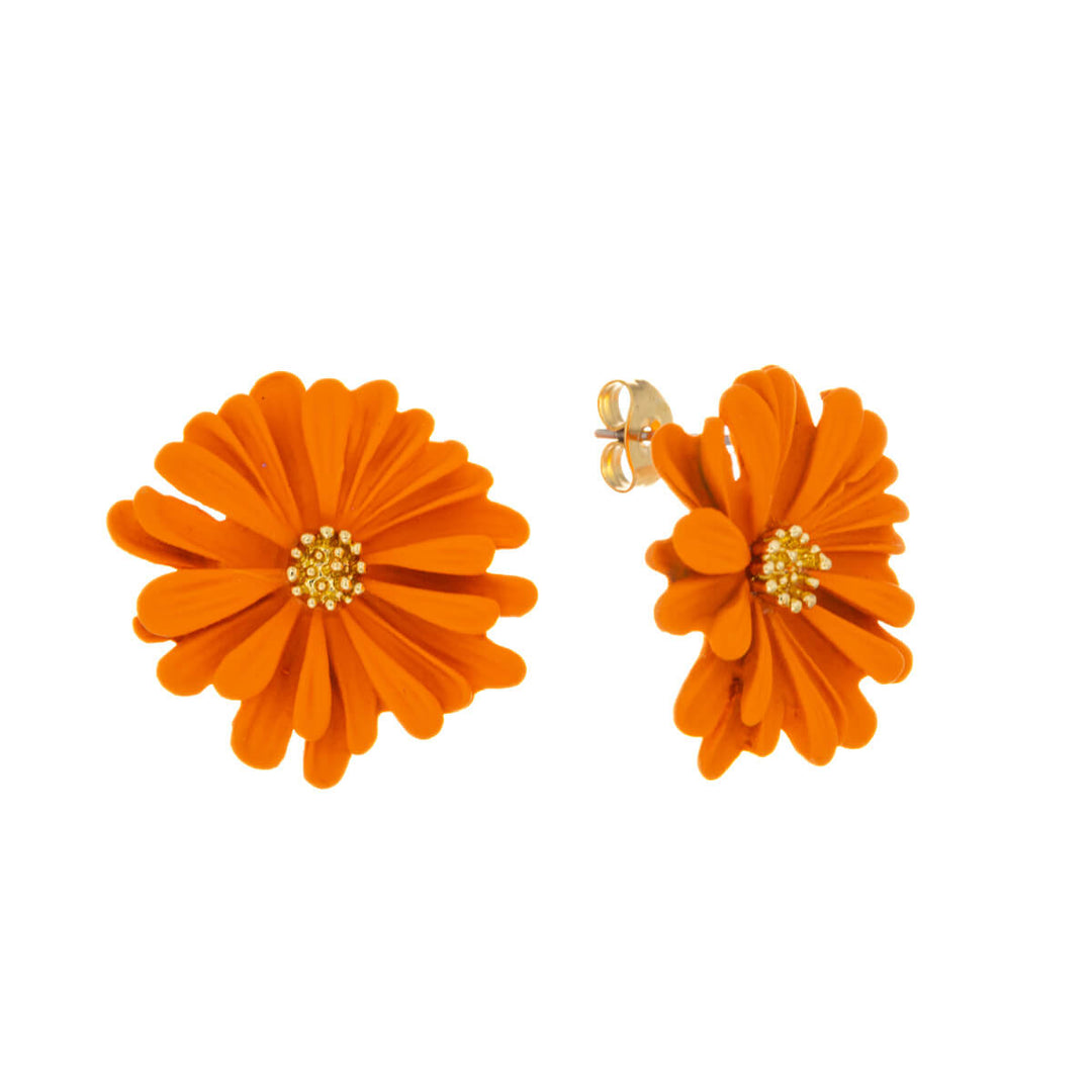 Colourful flower earring (Steel 316L)