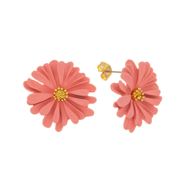 Colourful flower earring (Steel 316L)