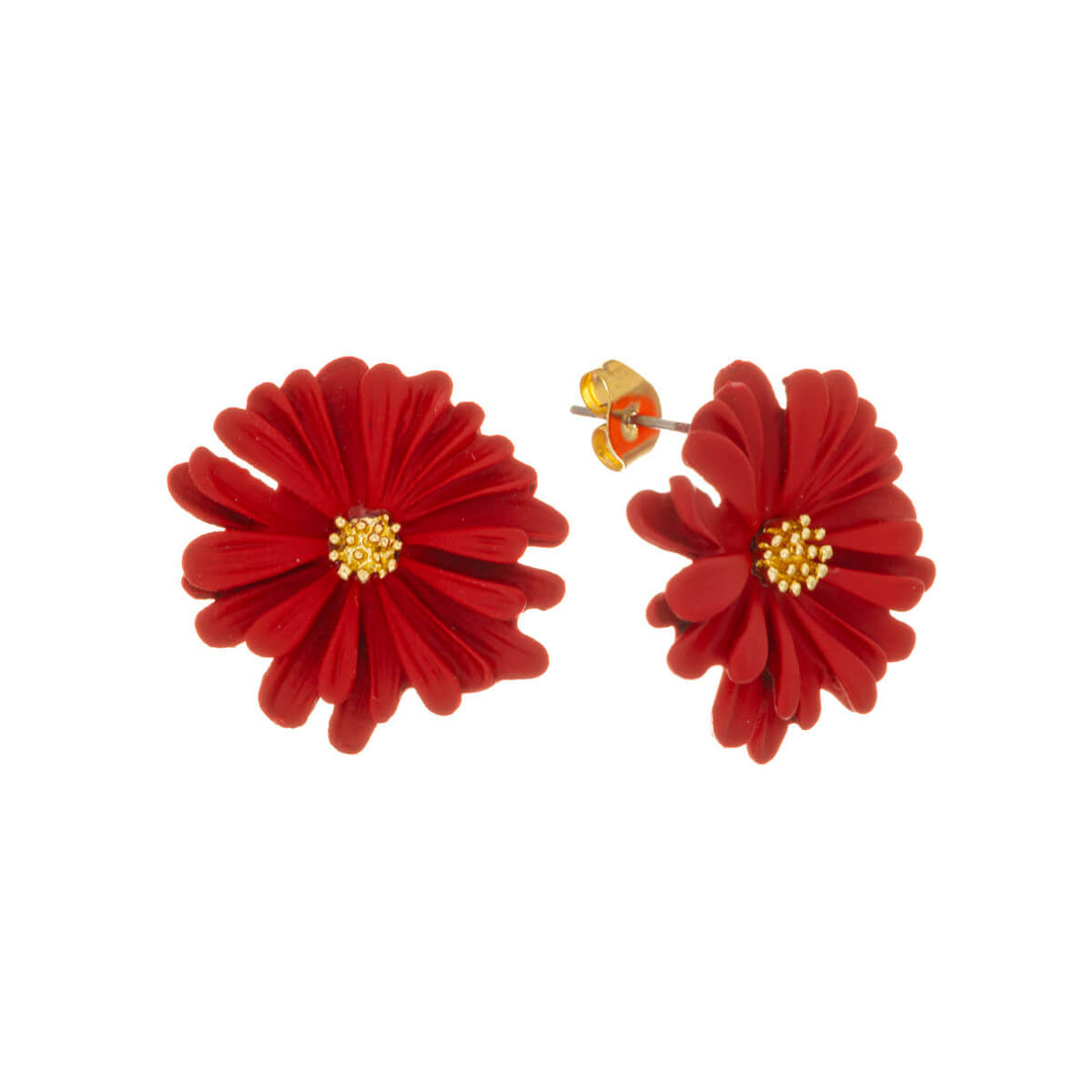 Colourful flower earring (Steel 316L)