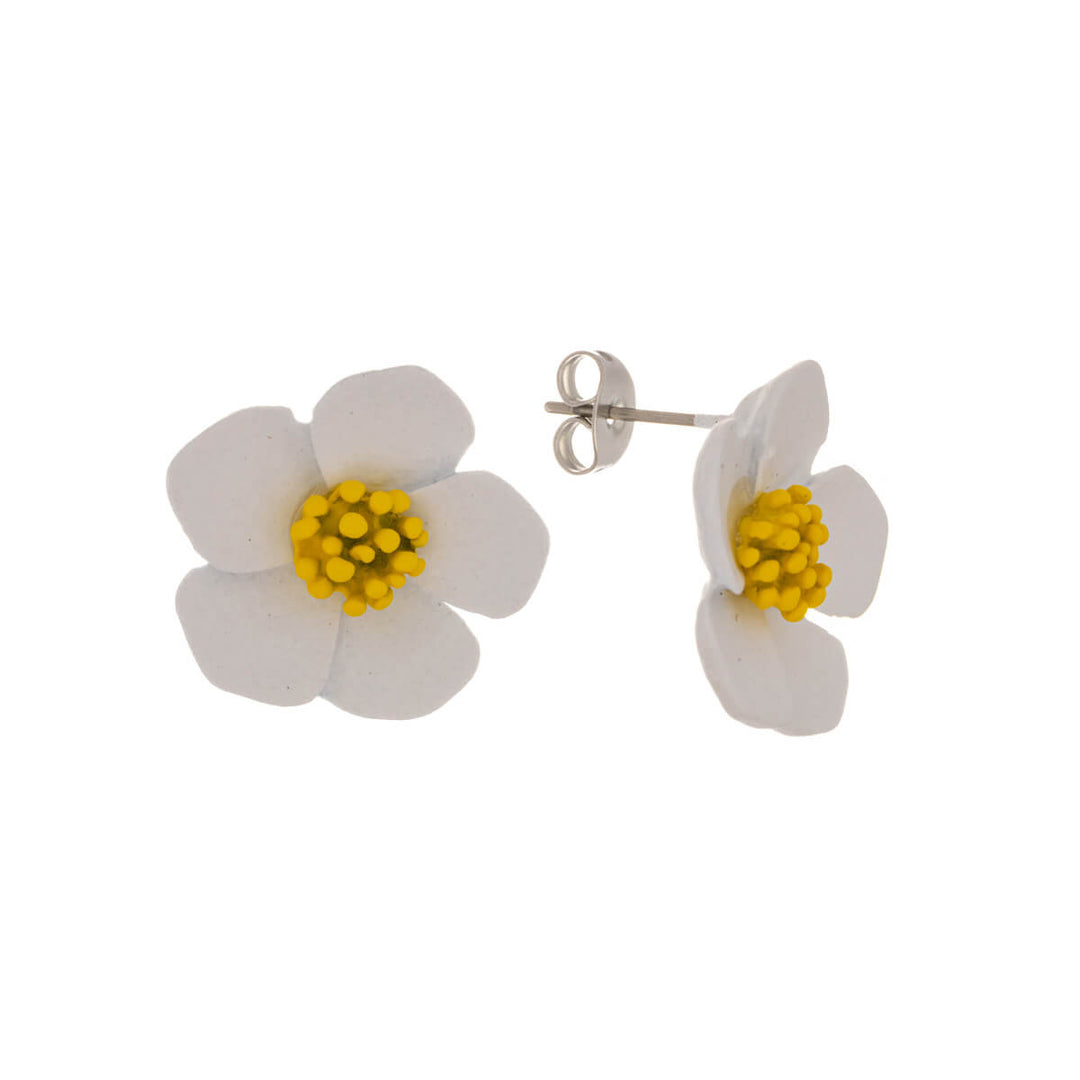 Colourful flower earring (Steel 316L)