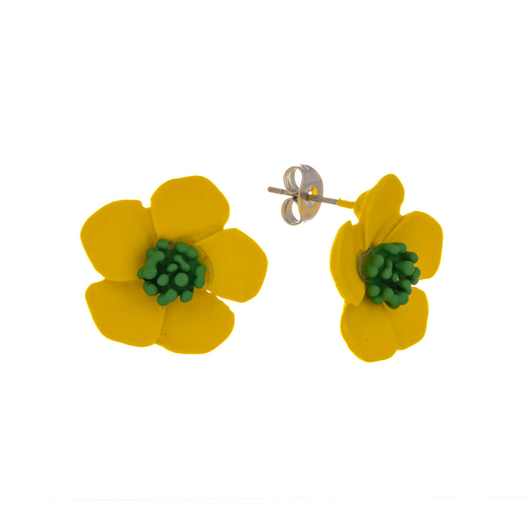 Colourful flower earring (Steel 316L)