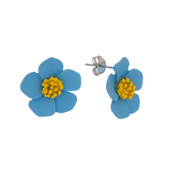 Colourful flower earring (Steel 316L)