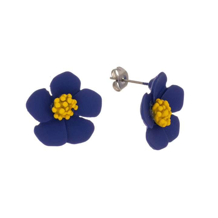 Colourful flower earring (Steel 316L)