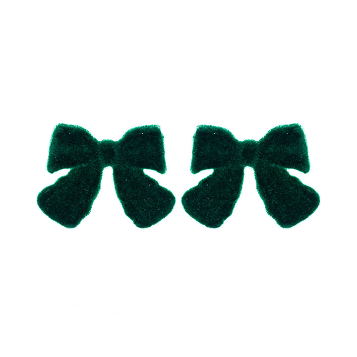 Velvet bow earrings (Steel 316L)