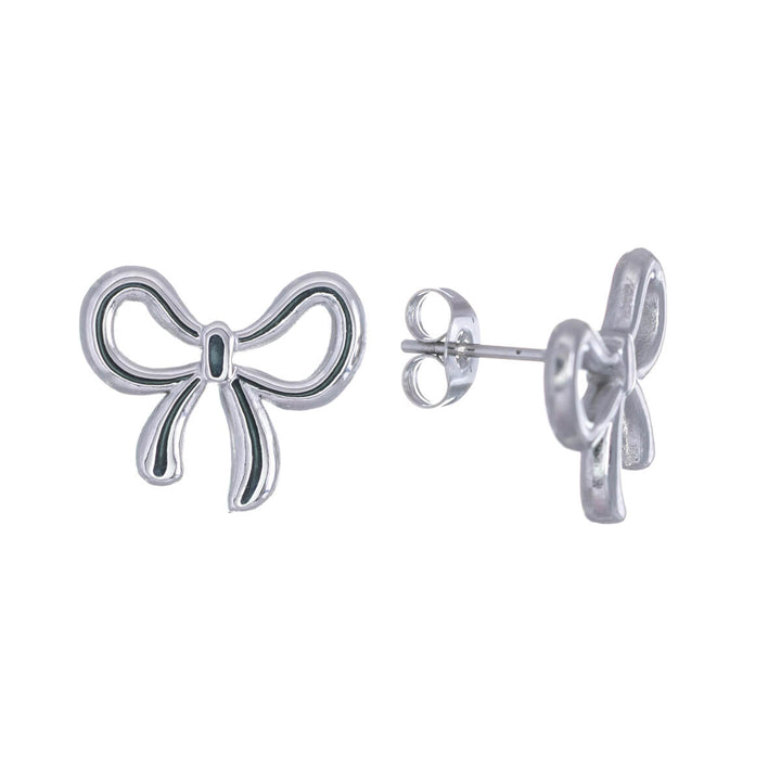 Steel bow earrings (Steel 316L)
