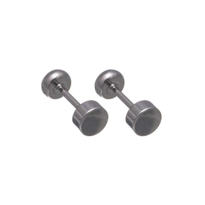 Titanium Crystal Stud Earrings 4mm – Screw Back (G23)