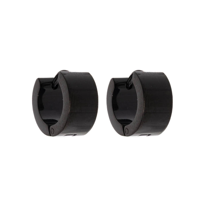 Wide steel earrings 7mm (Steel 316L)