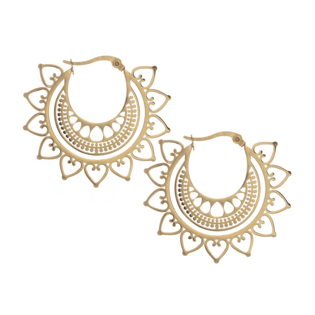 Steel decorative earrings (Steel 316L)