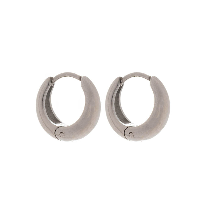 Small flared earrings 14mm (Steel 316L)