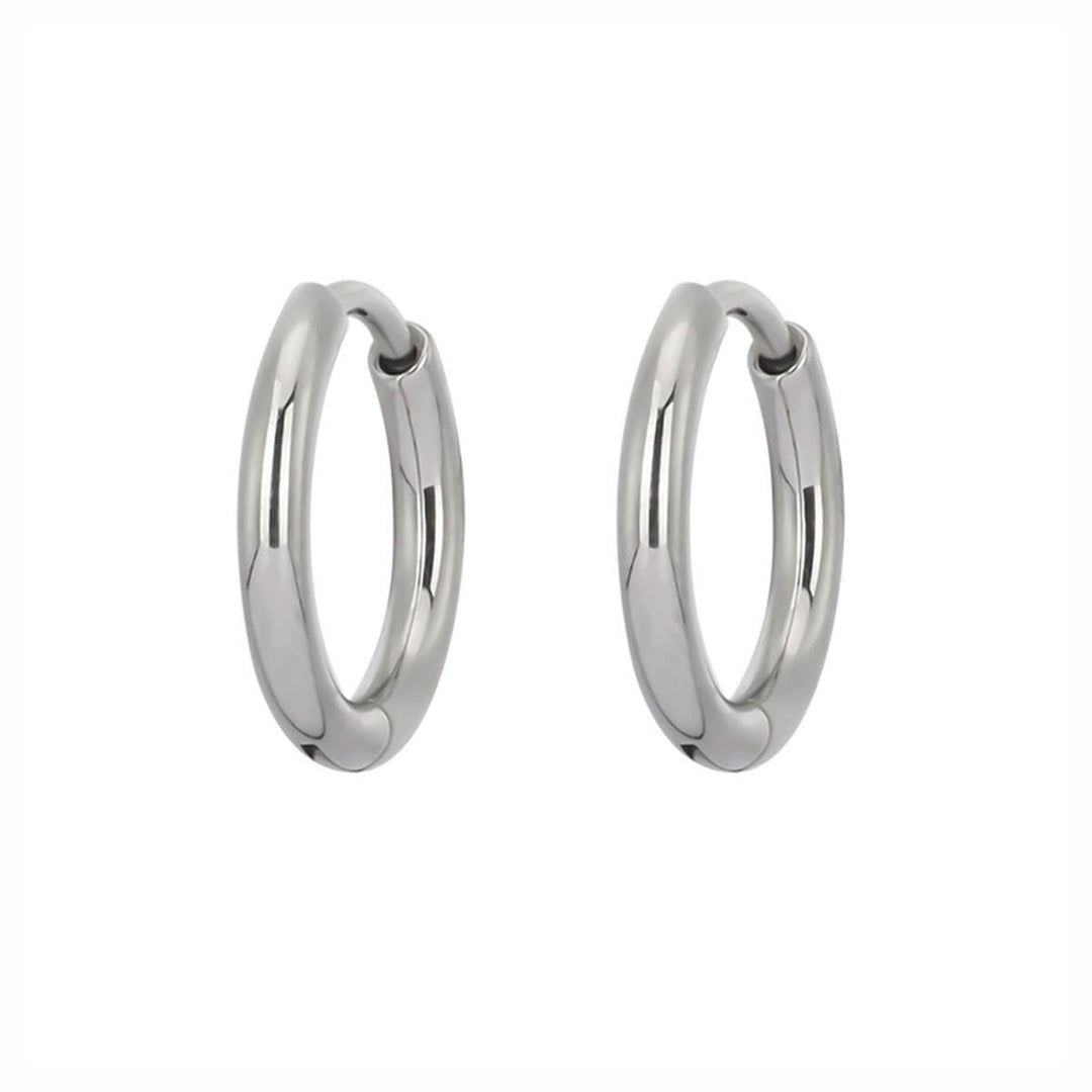 Titanium earrings 10mm (Titanium G23)