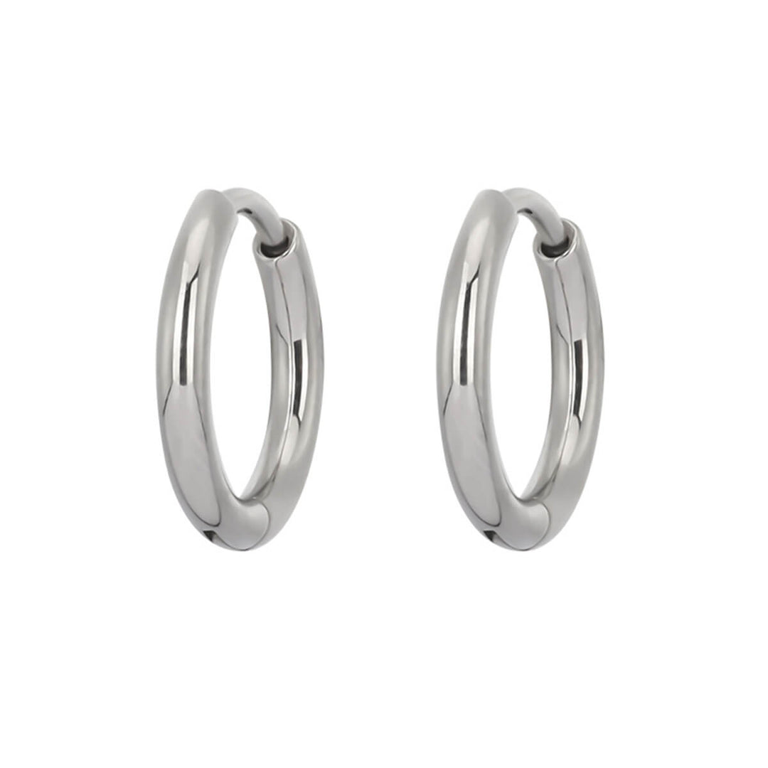 Titanium earrings 12mm (Titanium G23)