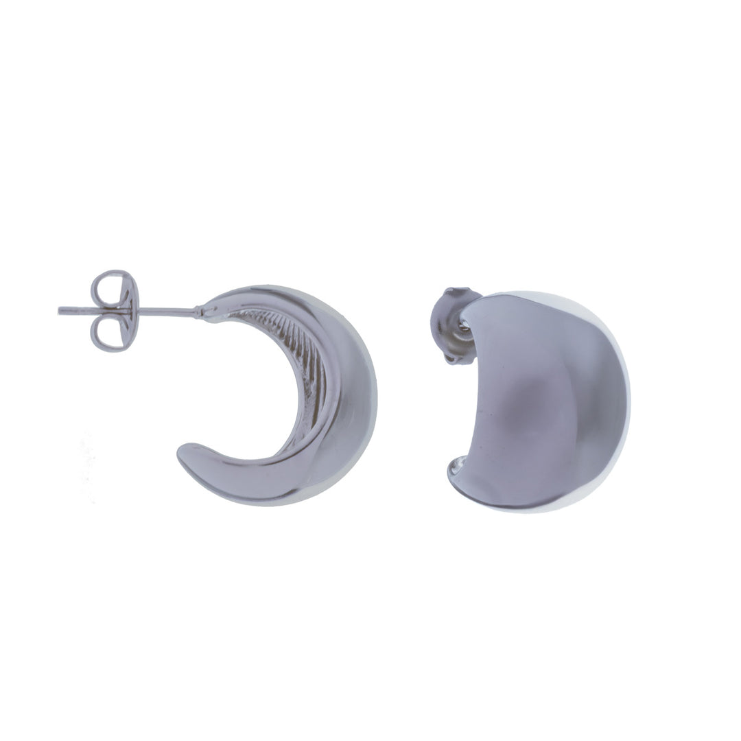 Steel round earrings (Steel 316L)