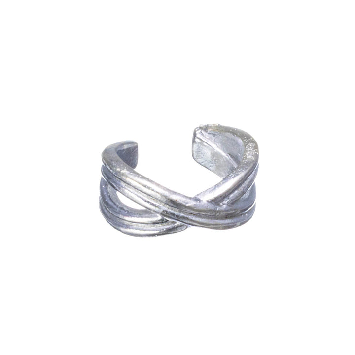 Double row cross ear cuff ear cuff 2pcs