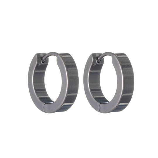 Titaani Korvarenkaat 10 mm – Tasainen G23 – hopea
