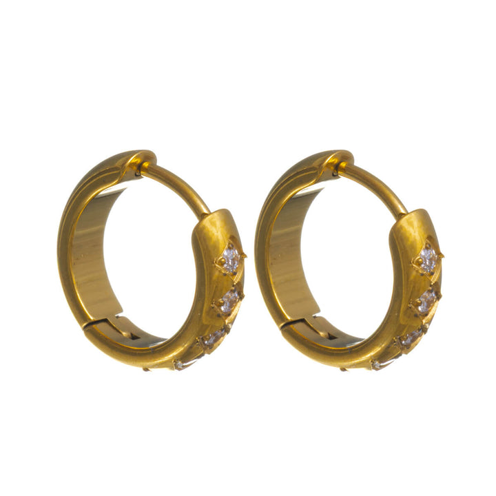 Titan-zirkoniumörhängen 10 mm – G23