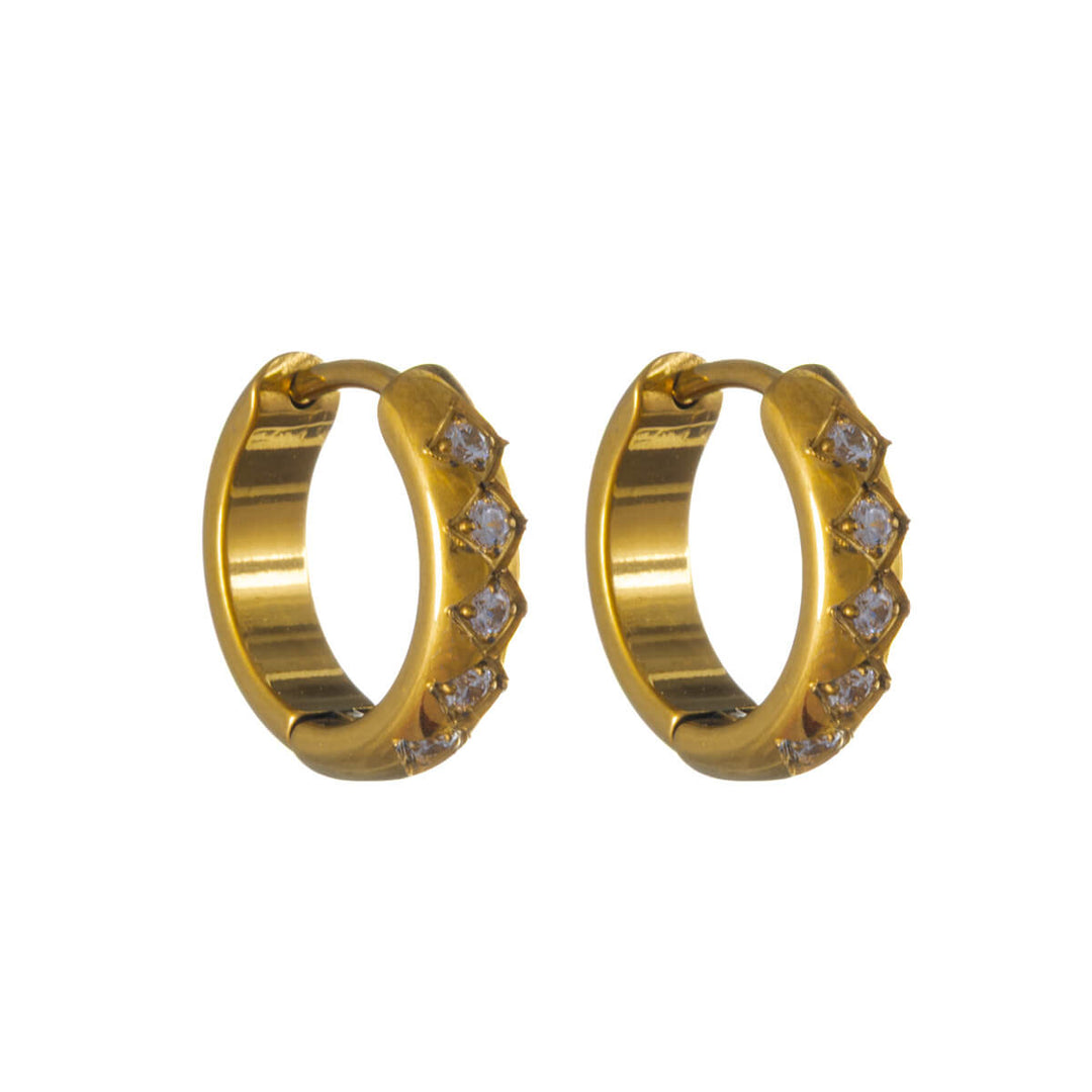 Titan-zirkoniumörhängen 10 mm – G23