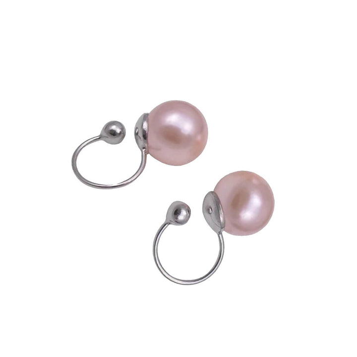 Lightweight pearls Clip-on earrings 8mm