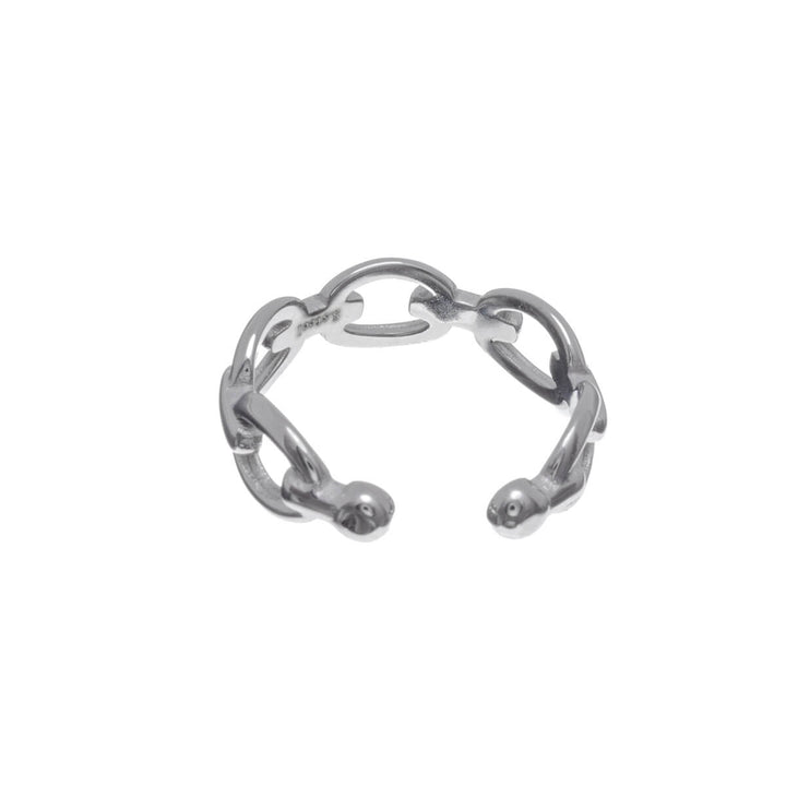 Steel chain ear cuff rust necklace (316L steel)