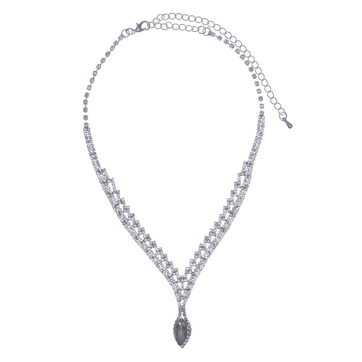 Awning pendant festive necklace + earrings