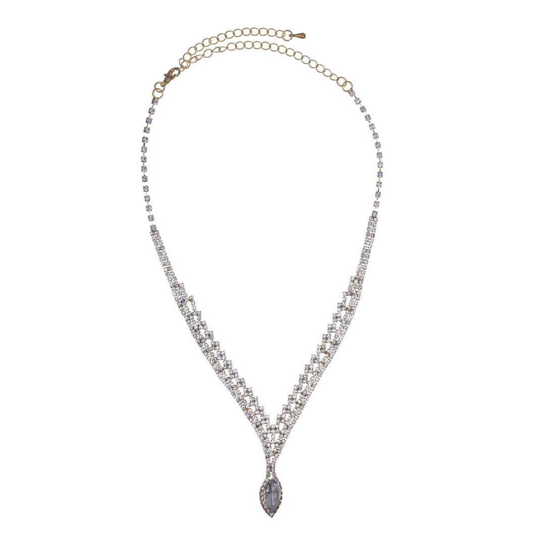 Awning pendant festive necklace + earrings