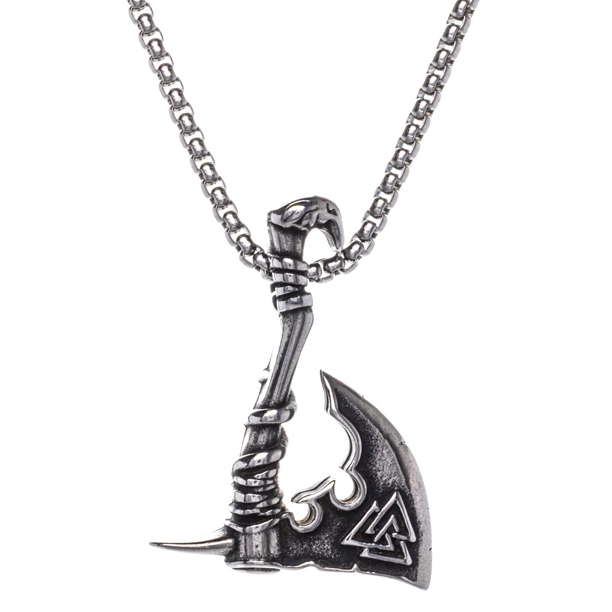 Valquiria Viking axe pendant necklace (Steel 316L)