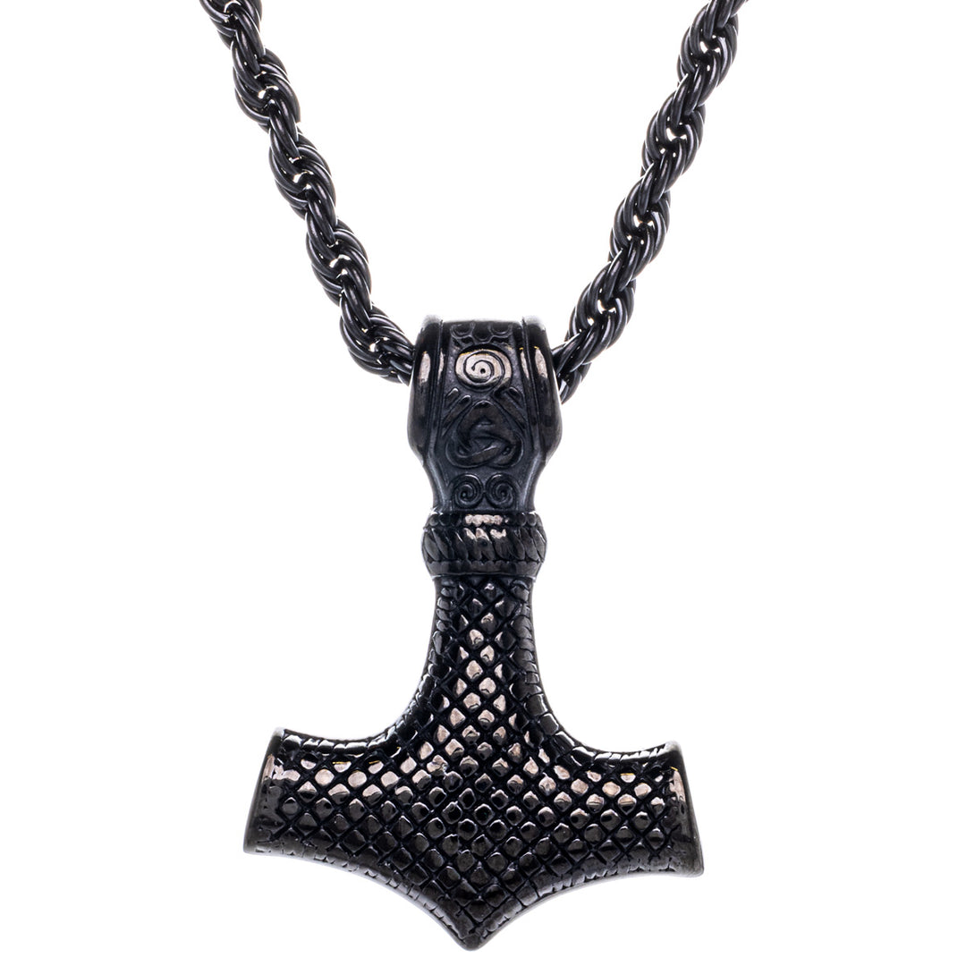 Mjölnir Thor's hammer pendant necklace (Steel 316L)