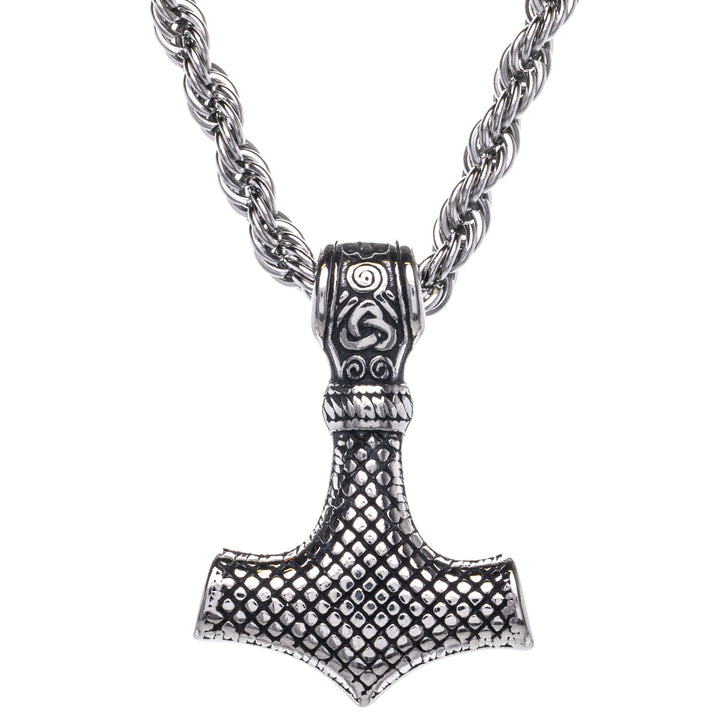 Mjölnir Thor's hammer pendant necklace (Steel 316L)