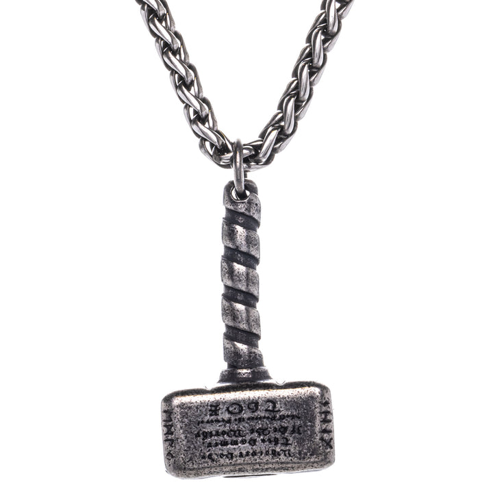 Mjölnir Tors hammare hängande halsband (Stål 316L)