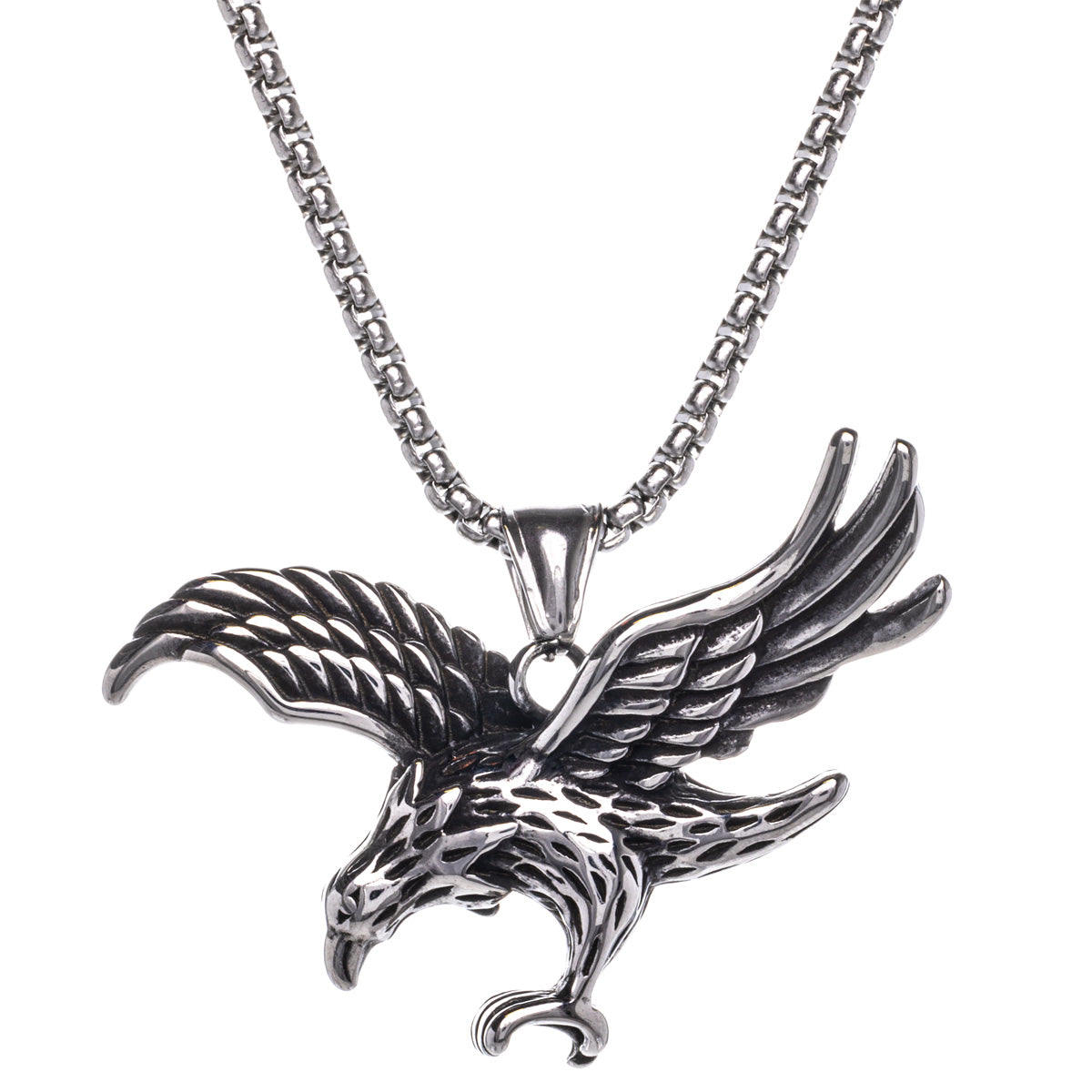 Eagle pendant necklace (Steel 316L)
