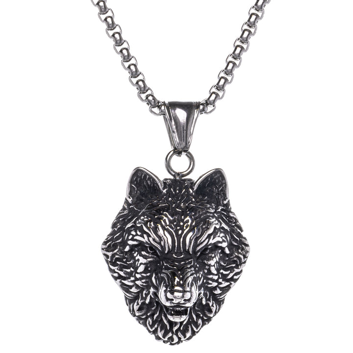 Fenrir wolf pendant necklace (Steel 316L)