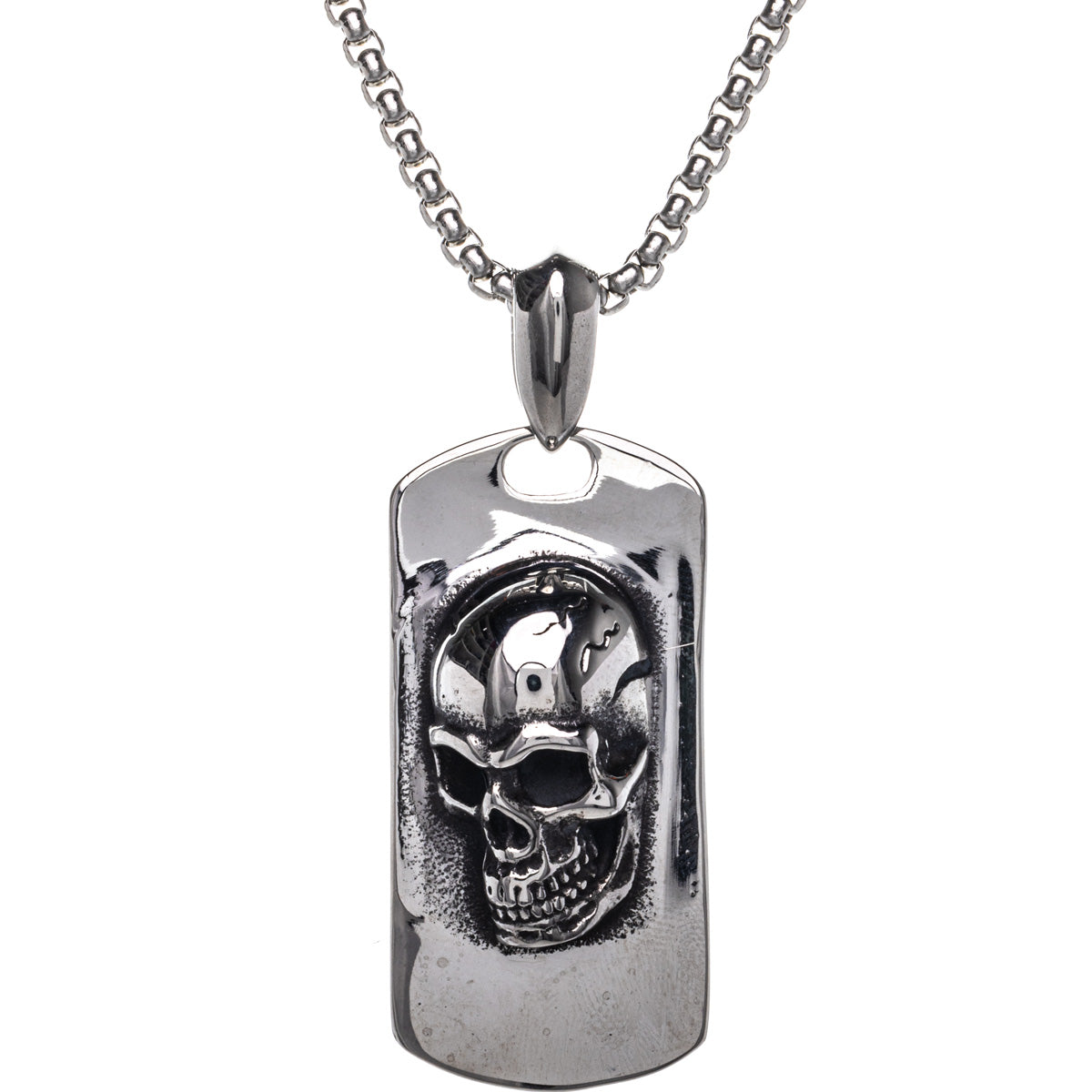 Skull pendant necklace (Steel 316L)