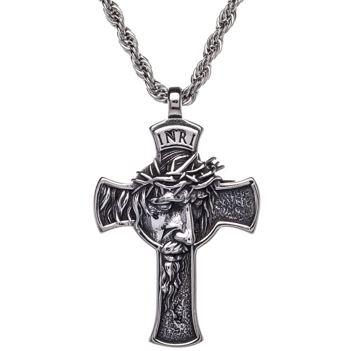 INRI conflict pendant necklace (Steel 316L)