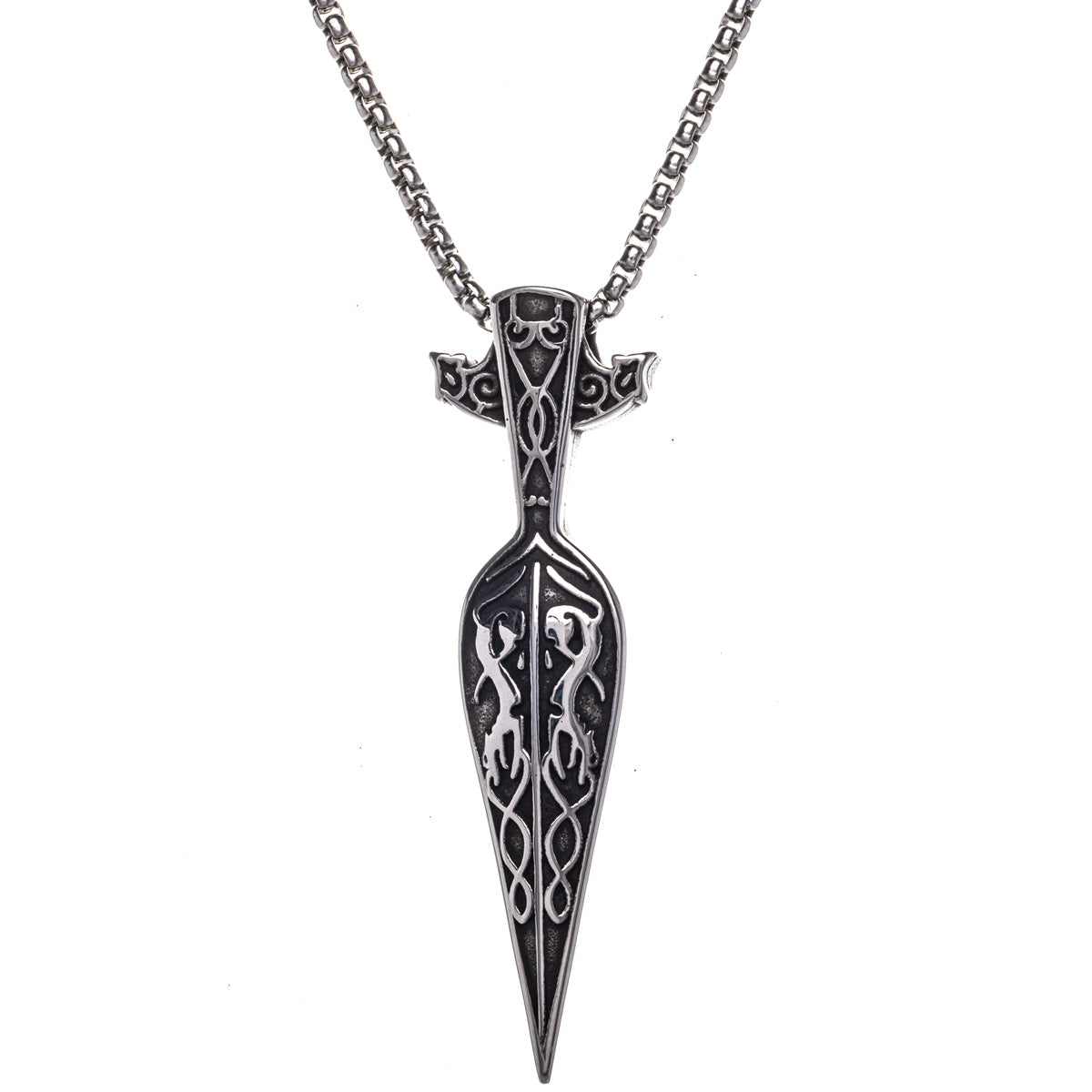 Viking sword pendant necklace (Steel 316L)