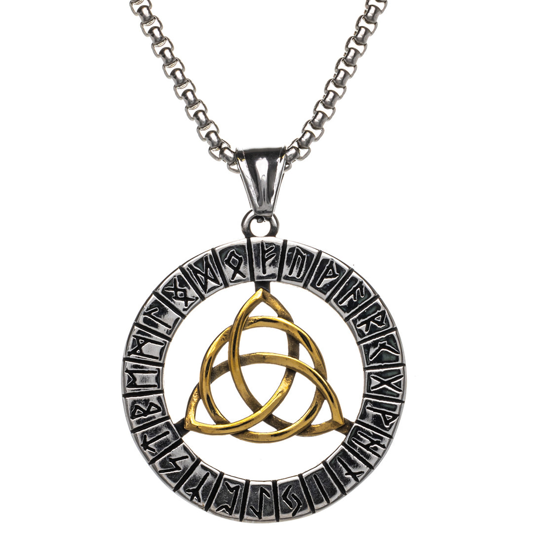 Viking knot pendant necklace (Steel 316L)