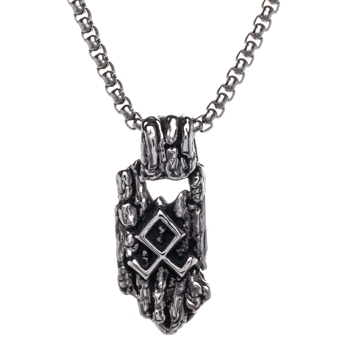 Othala pendant pendant necklace (Steel 316L)