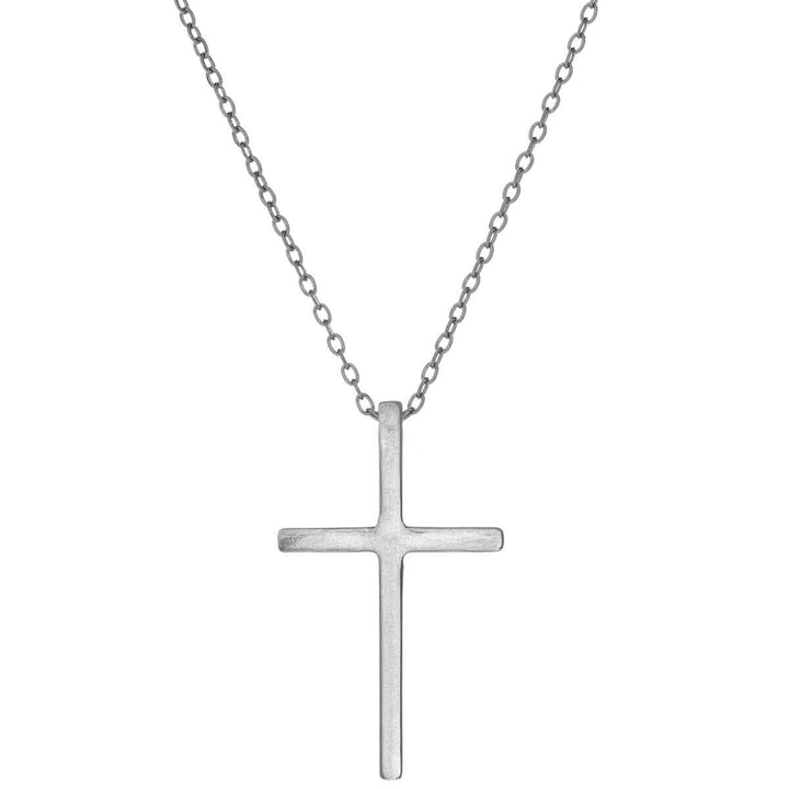 Cross pendant necklace 50cm +5cm (Steel 316L)