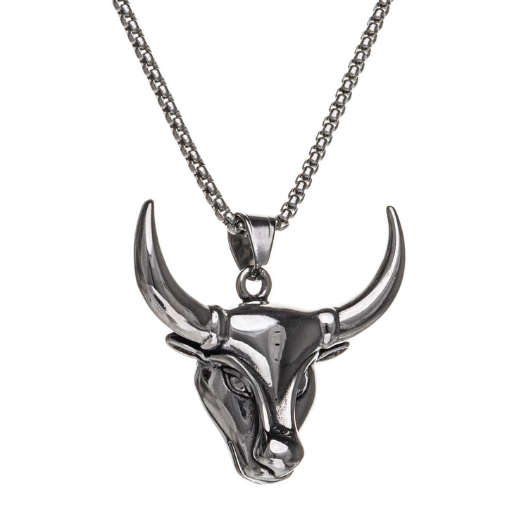 Bull hängande halsband 60cm (Stål 316L)