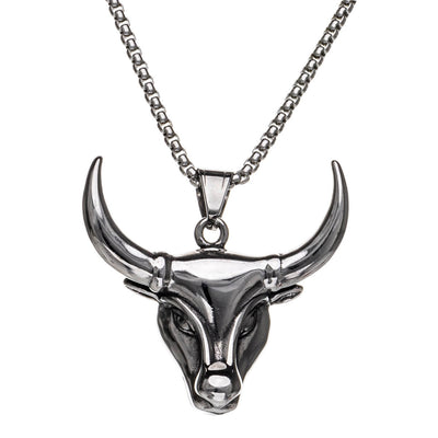 Bull hängande halsband 60cm (Stål 316L)